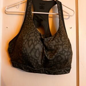 Tek Gear Dark Green Leopard Sports Bra